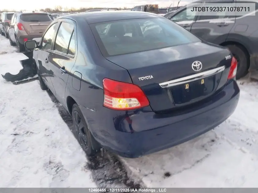 JTDBT923371078711 2007 Toyota Yaris