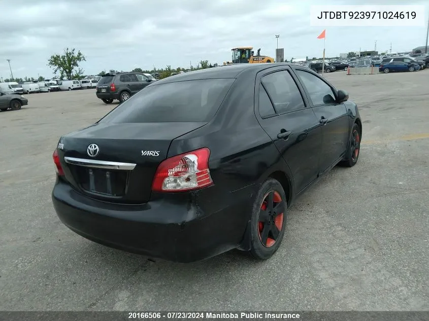 JTDBT923971024619 2007 Toyota Yaris