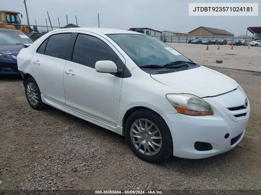 JTDBT923571024181 2007 Toyota Yaris S