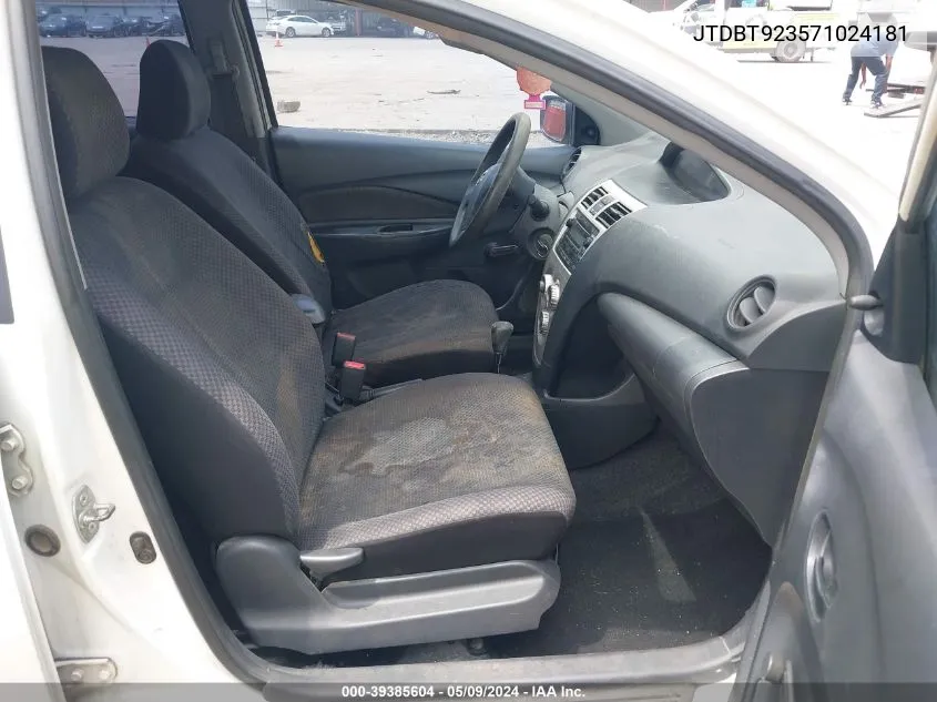 JTDBT923571024181 2007 Toyota Yaris S