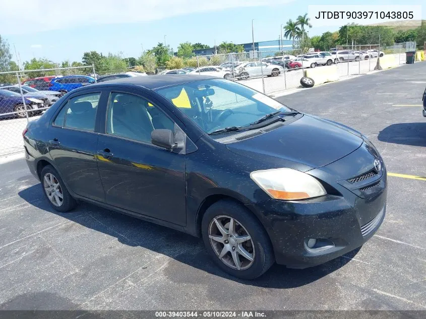 JTDBT903971043805 2007 Toyota Yaris