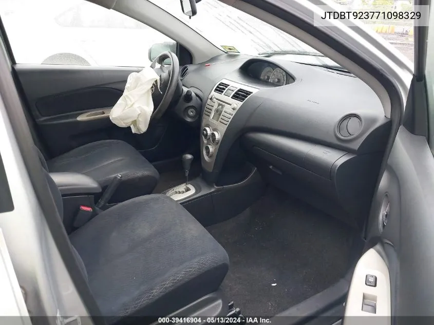 JTDBT923771098329 2007 Toyota Yaris