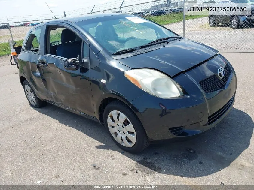 JTDJT923275086660 2007 Toyota Yaris