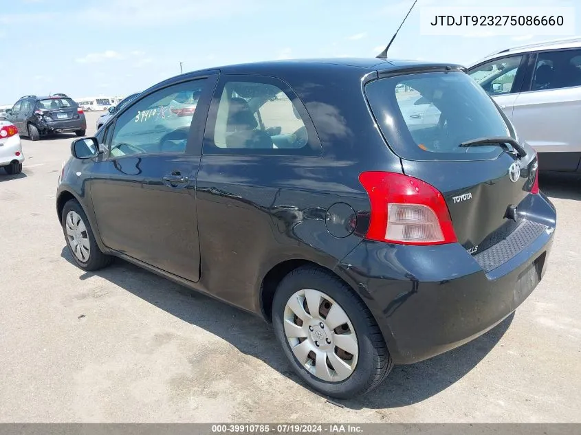 JTDJT923275086660 2007 Toyota Yaris