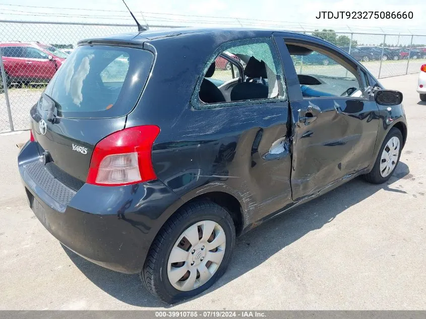 JTDJT923275086660 2007 Toyota Yaris