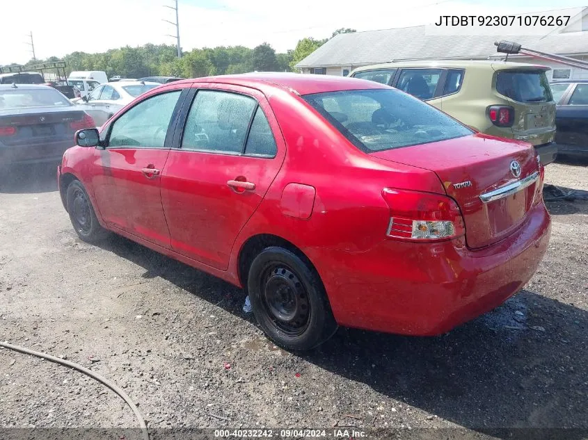 JTDBT923071076267 2007 Toyota Yaris