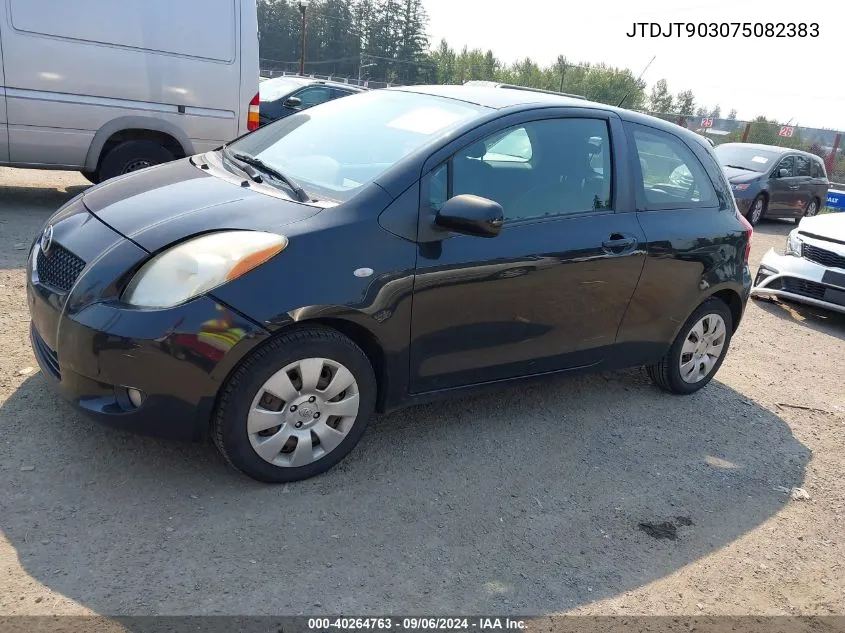 2007 Toyota Yaris VIN: JTDJT903075082383 Lot: 40264763