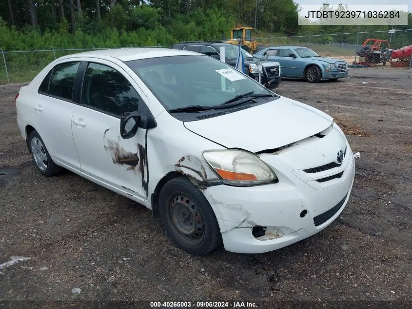 JTDBT923971036284 2007 Toyota Yaris