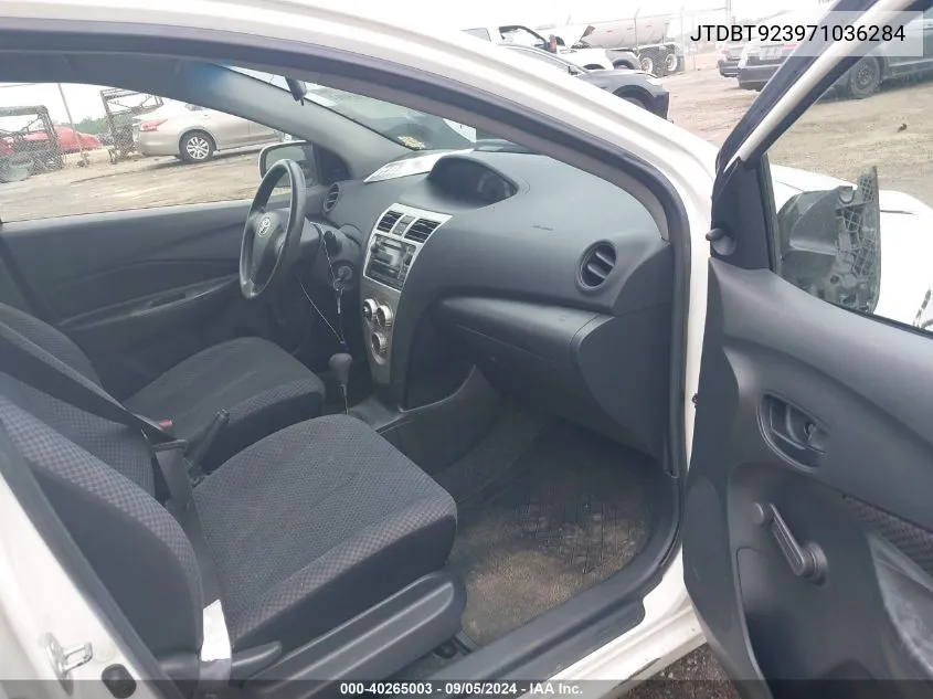 JTDBT923971036284 2007 Toyota Yaris