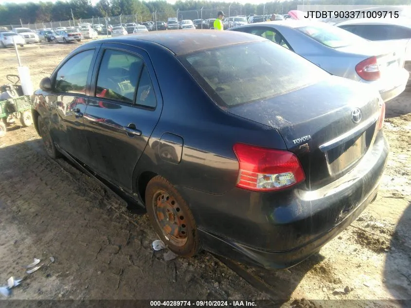 2007 Toyota Yaris S VIN: JTDBT903371009715 Lot: 40289774