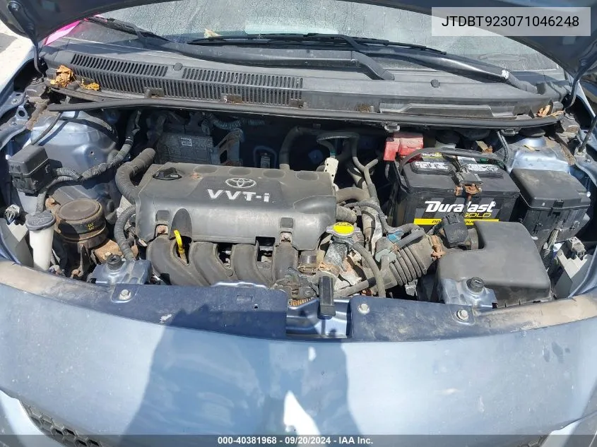 JTDBT923071046248 2007 Toyota Yaris