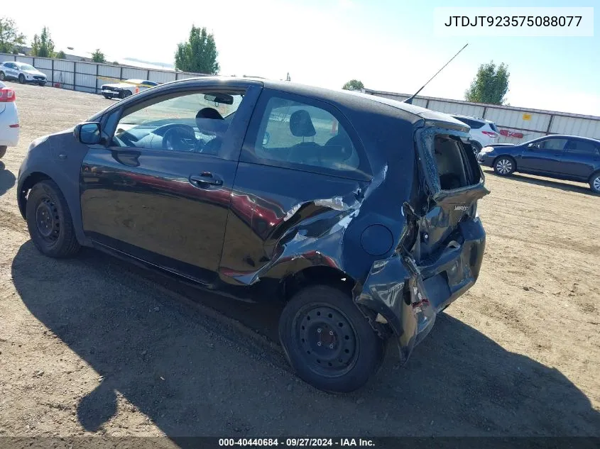 JTDJT923575088077 2007 Toyota Yaris