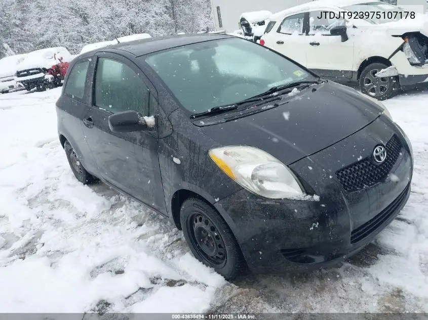 JTDJT923975107178 2007 Toyota Yaris