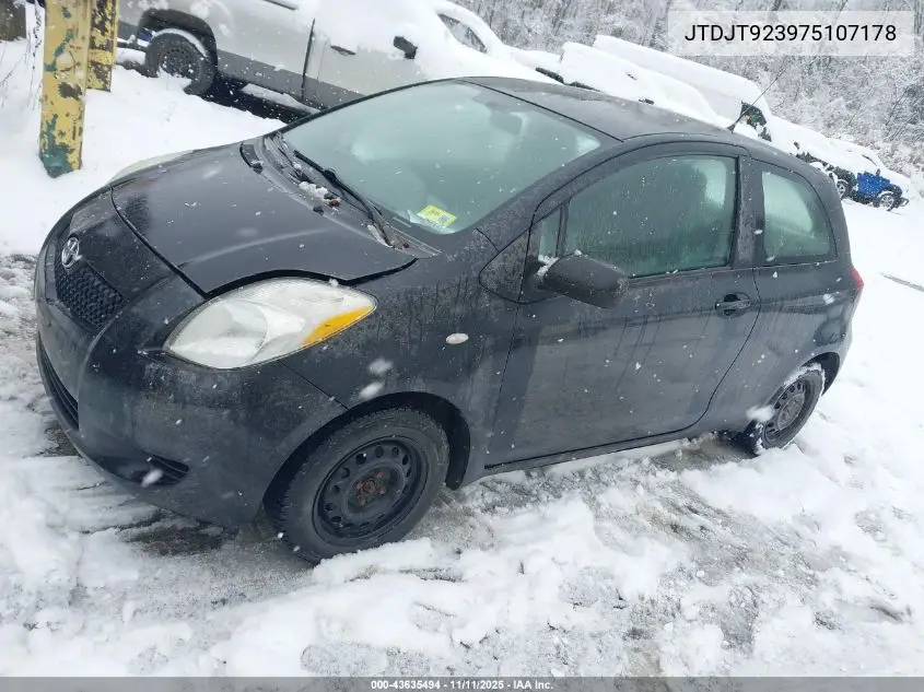 JTDJT923975107178 2007 Toyota Yaris