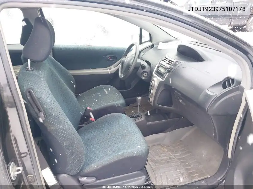 JTDJT923975107178 2007 Toyota Yaris