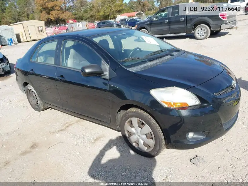 JTDBT923X71176649 2007 Toyota Yaris