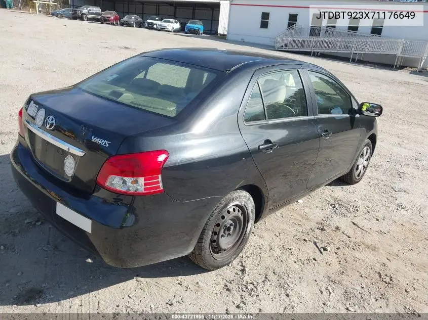 JTDBT923X71176649 2007 Toyota Yaris