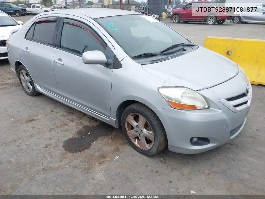 JTDBT923871081877 2007 Toyota Yaris S