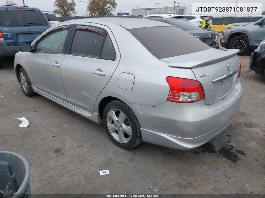 JTDBT923871081877 2007 Toyota Yaris S
