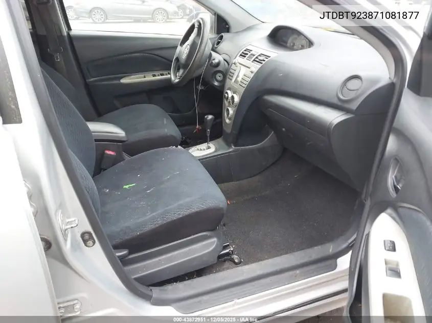 JTDBT923871081877 2007 Toyota Yaris S