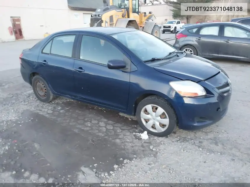 JTDBT923371048138 2007 Toyota Yaris