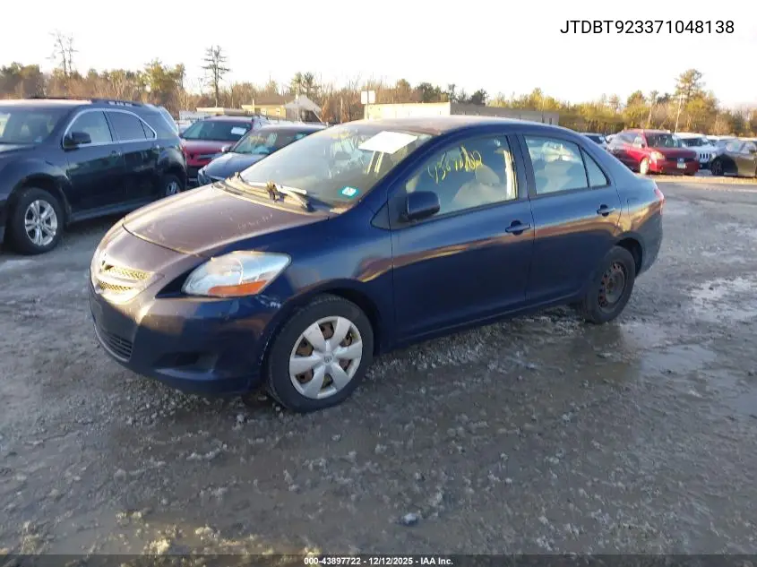 JTDBT923371048138 2007 Toyota Yaris