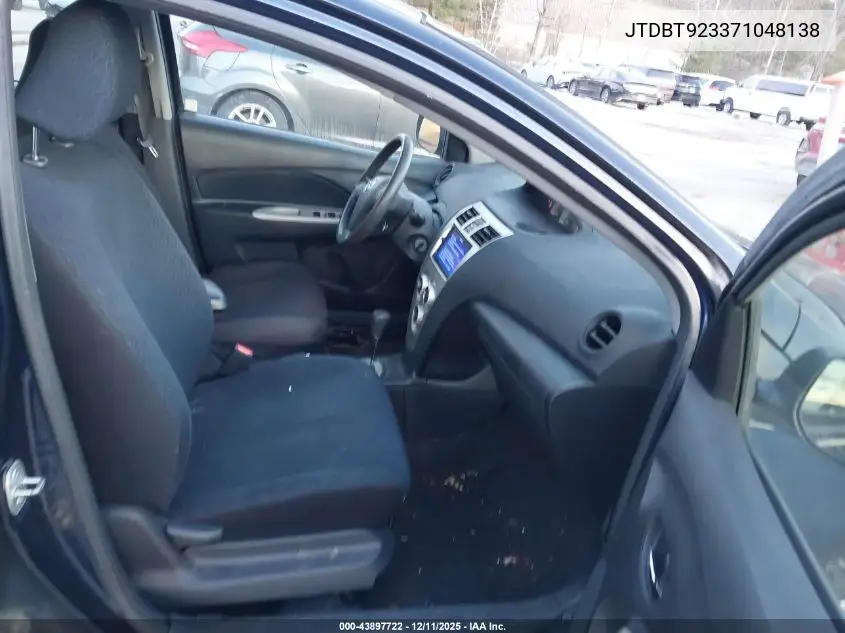 JTDBT923371048138 2007 Toyota Yaris
