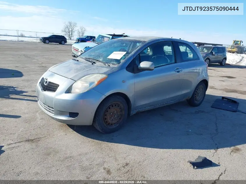 2007 Toyota Yaris VIN: JTDJT923575090444 Lot: 44445535