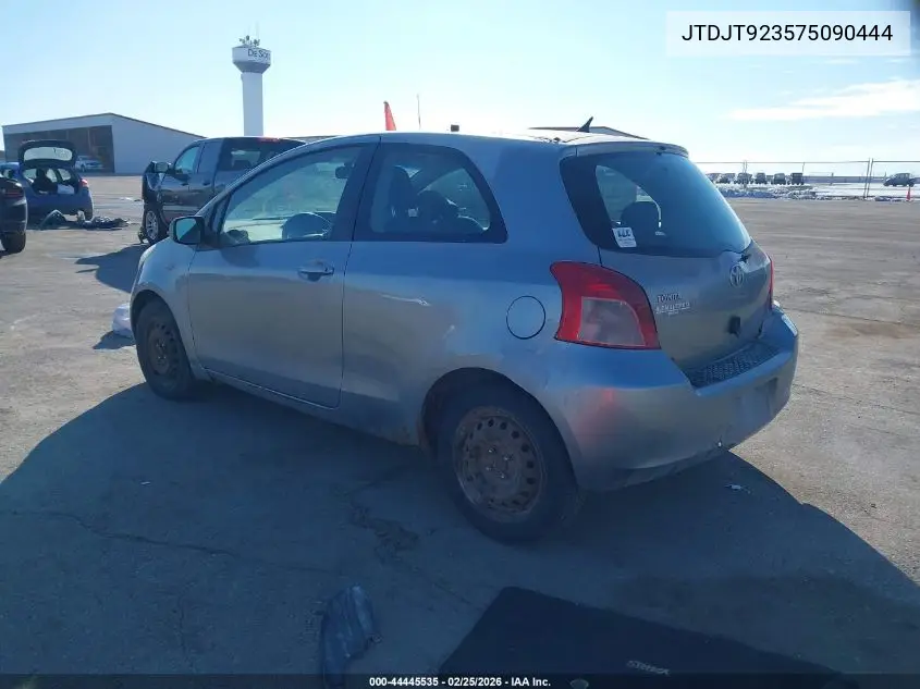 2007 Toyota Yaris VIN: JTDJT923575090444 Lot: 44445535