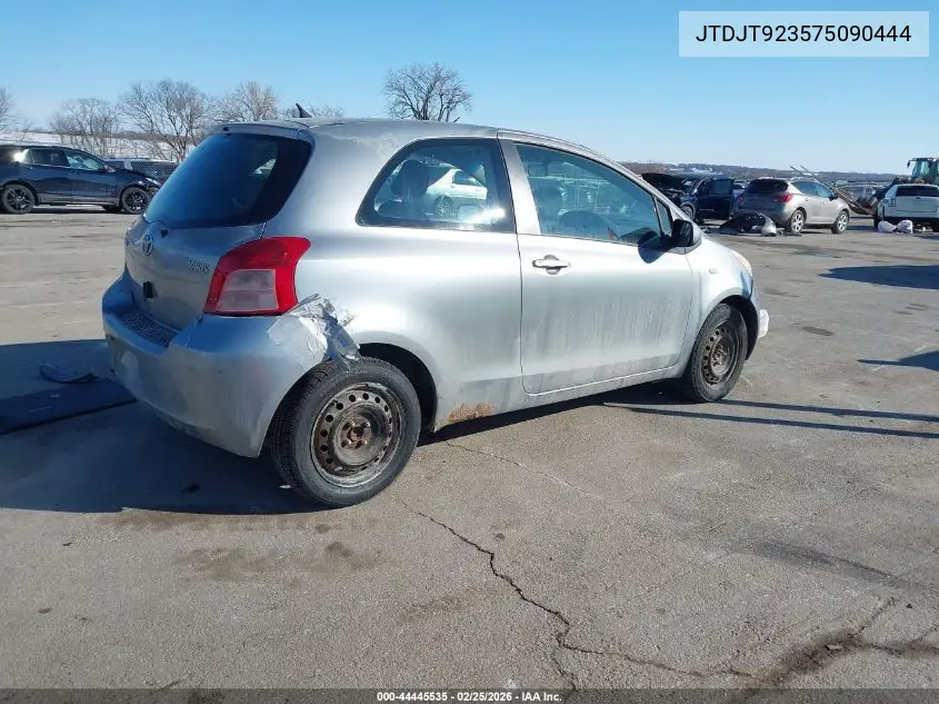 2007 Toyota Yaris VIN: JTDJT923575090444 Lot: 44445535