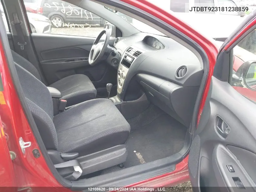 JTDBT923181238859 2008 Toyota Yaris