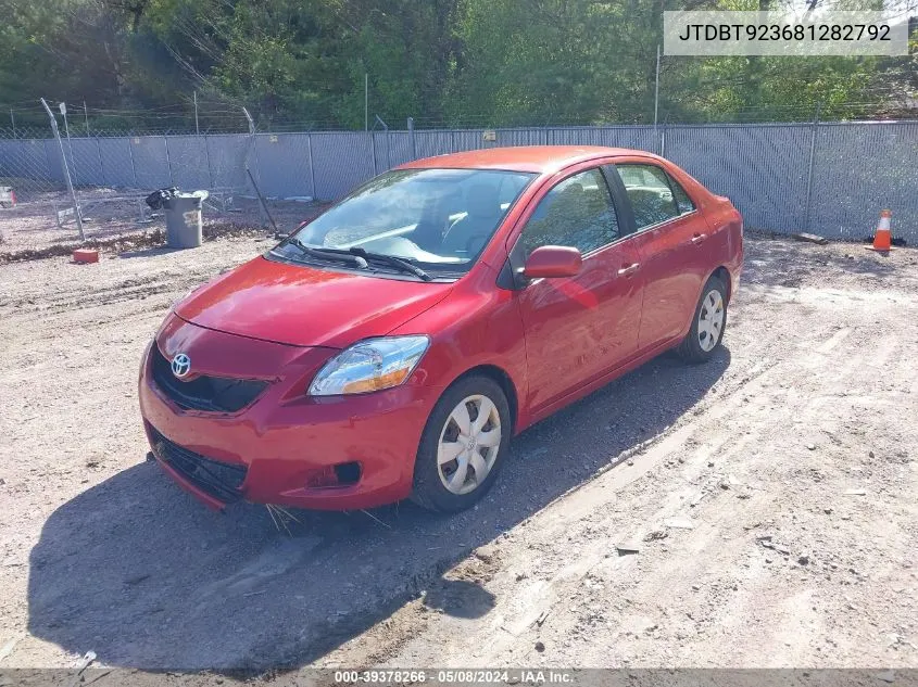 JTDBT923681282792 2008 Toyota Yaris