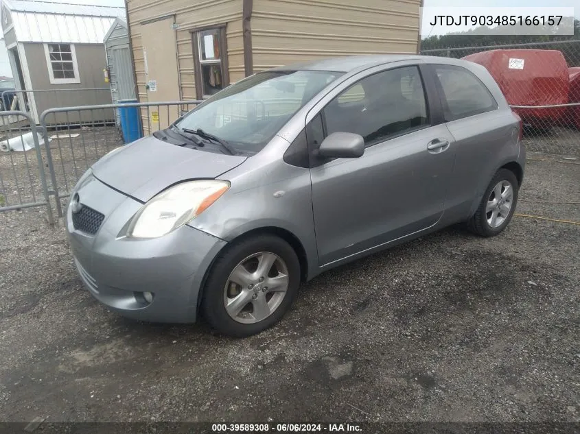 JTDJT903485166157 2008 Toyota Yaris