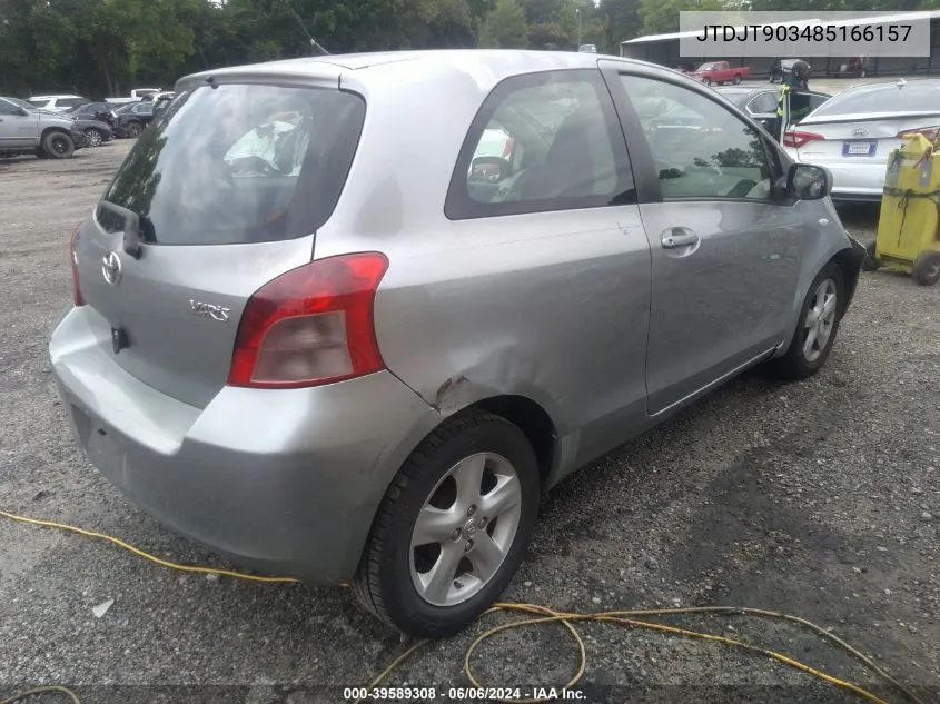 JTDJT903485166157 2008 Toyota Yaris