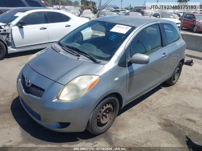 JTDJT923485175180 2008 Toyota Yaris