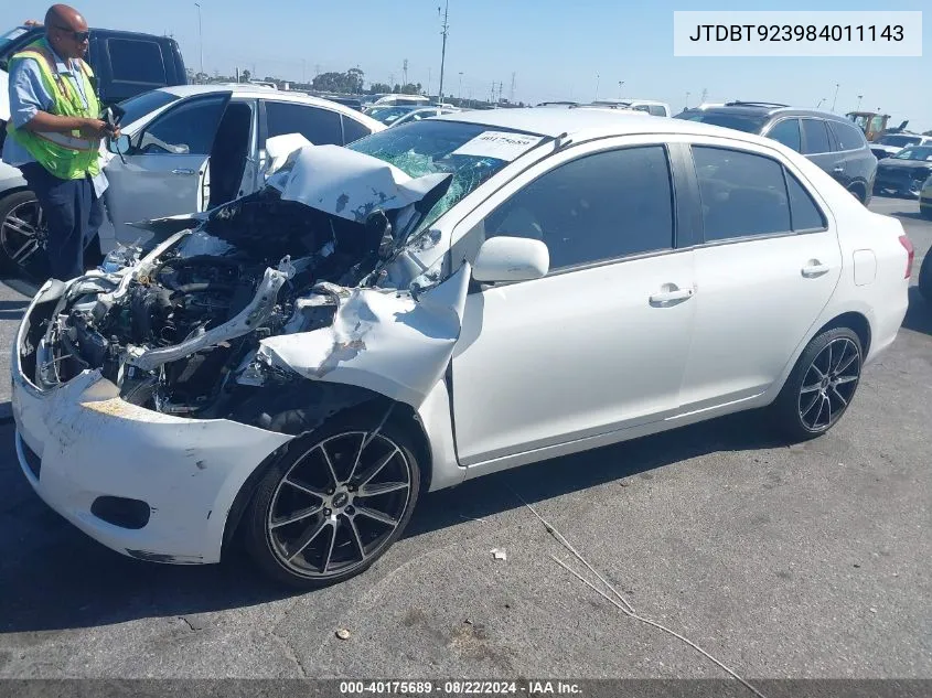 JTDBT923984011143 2008 Toyota Yaris