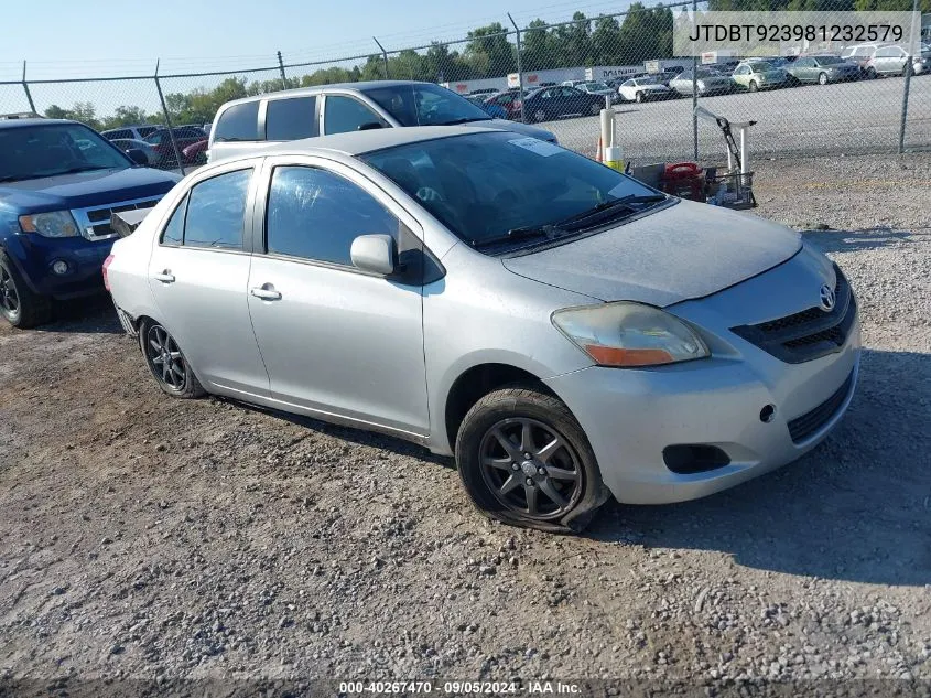 2008 Toyota Yaris VIN: JTDBT923981232579 Lot: 40267470