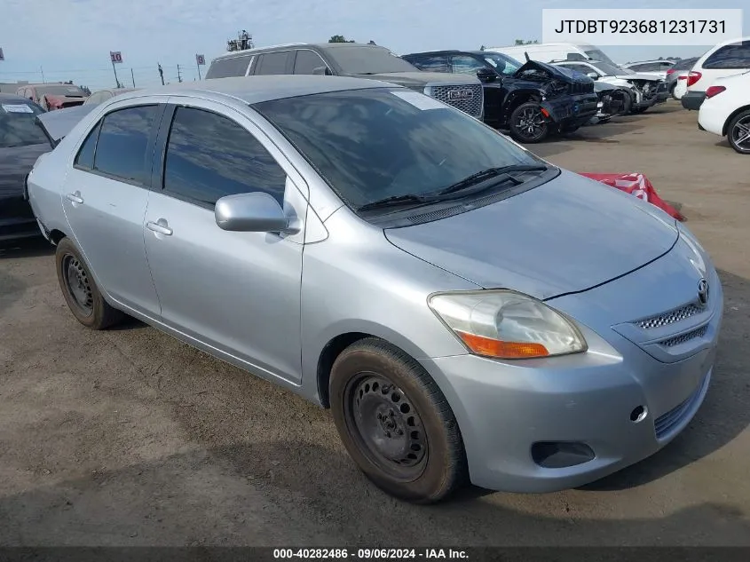 JTDBT923681231731 2008 Toyota Yaris