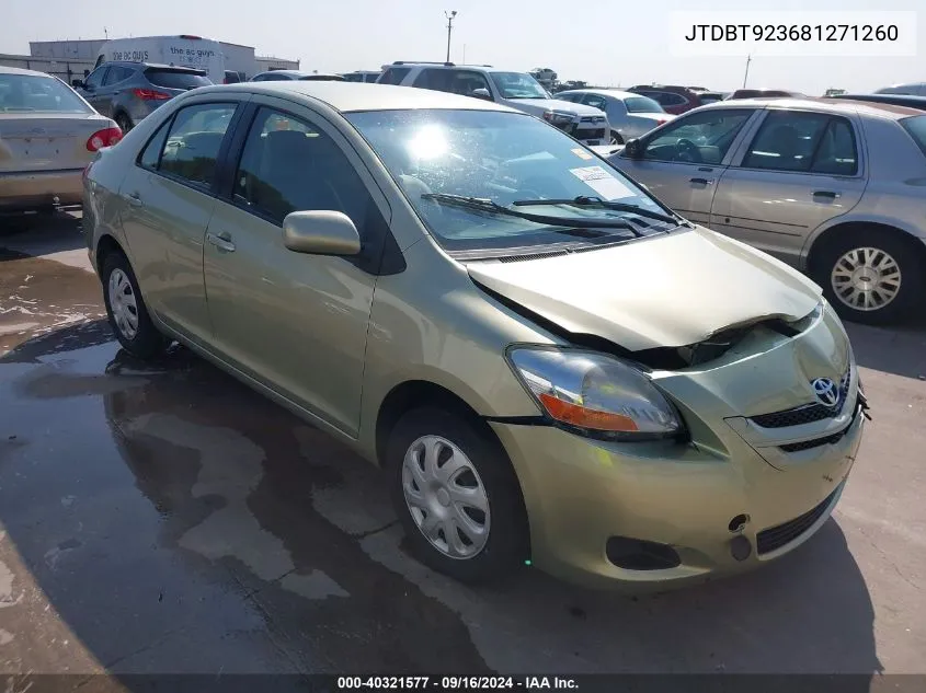 JTDBT923681271260 2008 Toyota Yaris