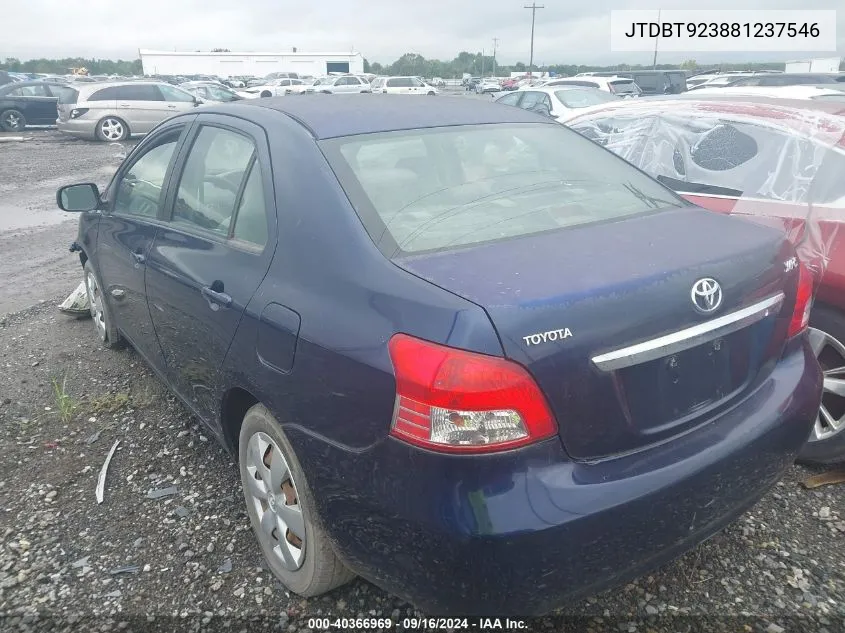 JTDBT923881237546 2008 Toyota Yaris