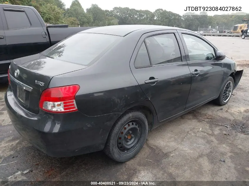 JTDBT923084027862 2008 Toyota Yaris