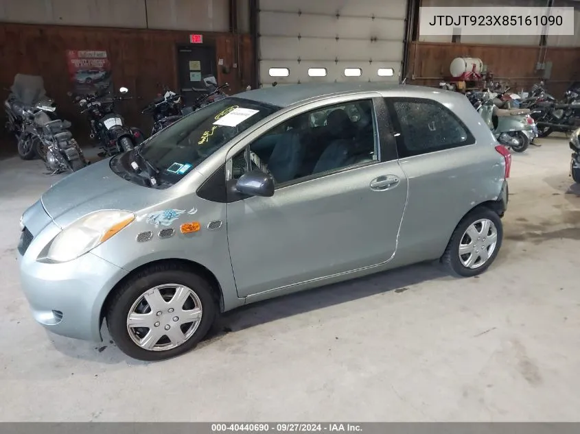 2008 Toyota Yaris VIN: JTDJT923X85161090 Lot: 40440690