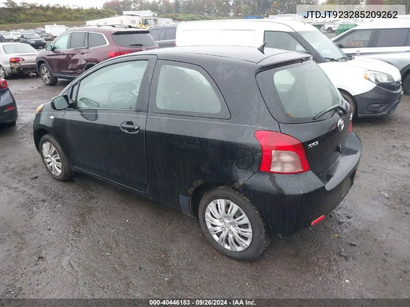 JTDJT923285209262 2008 Toyota Yaris