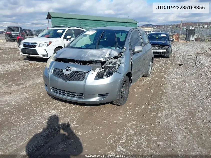 JTDJT923285168356 2008 Toyota Yaris