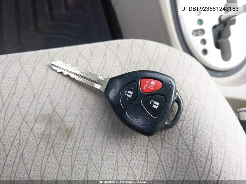 JTDBT923681243183 2008 Toyota Yaris