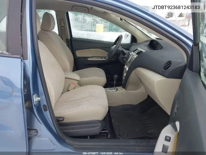 JTDBT923681243183 2008 Toyota Yaris