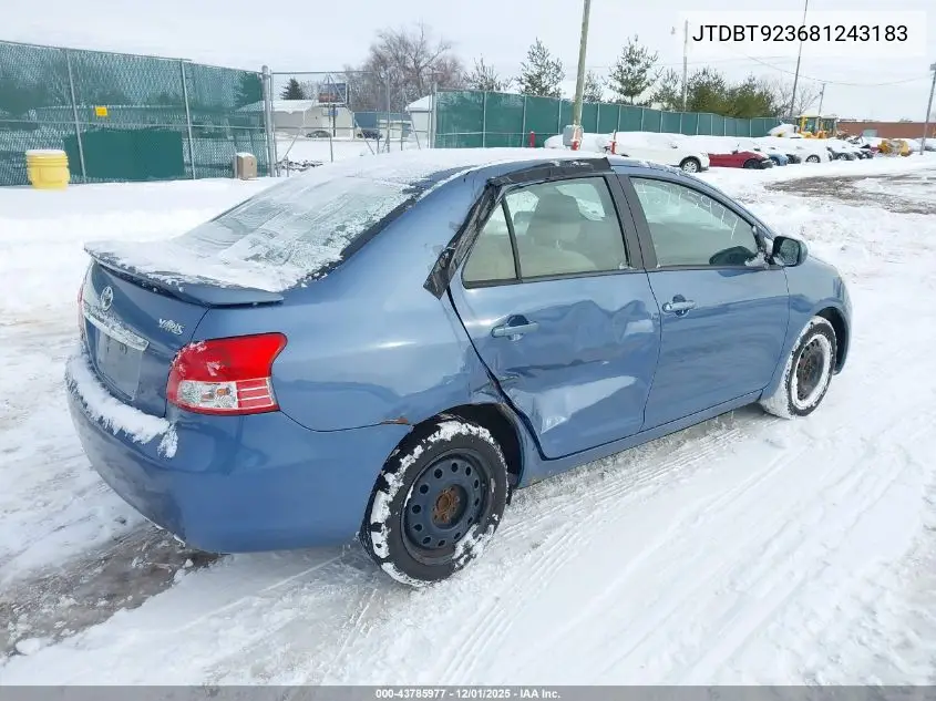 JTDBT923681243183 2008 Toyota Yaris