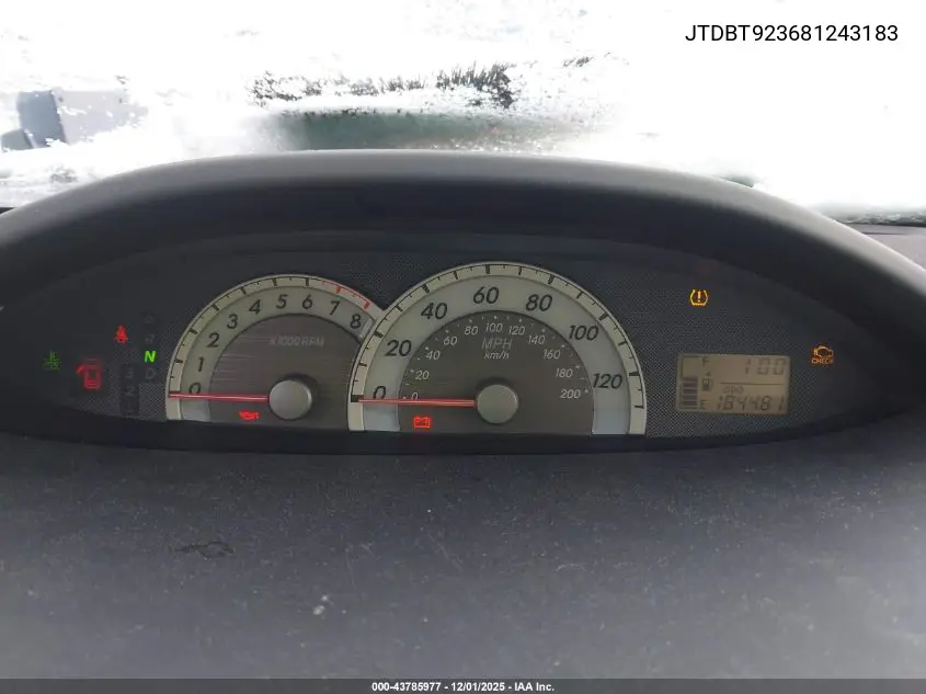 JTDBT923681243183 2008 Toyota Yaris