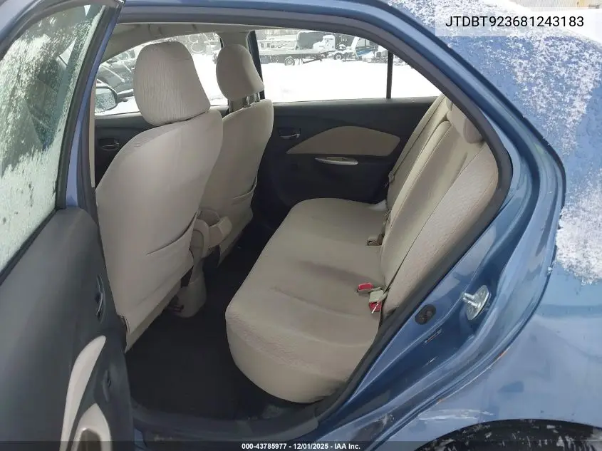 JTDBT923681243183 2008 Toyota Yaris