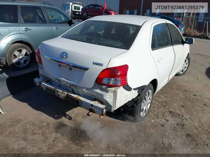 JTDBT923881295379 2008 Toyota Yaris